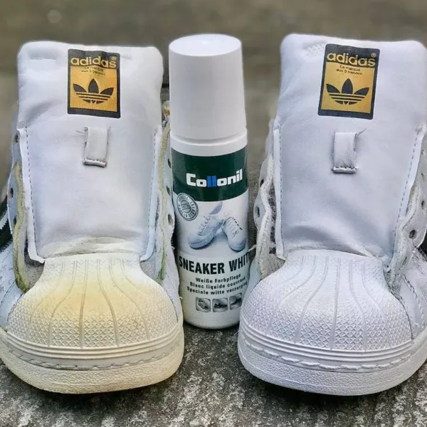 Sale Bianco per Rinnovare Scarpe in Pelle e Tessuto Bianche - Combi White Pulizia Sneakers|I Love Sneakers