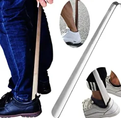 Online Calzante Iron in Metallo Cromato Calza Scarpe lungo 40cm Calzanti Classici