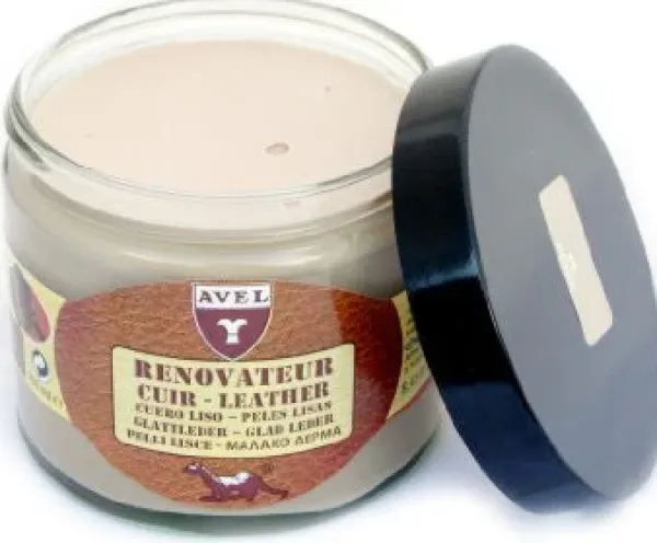 New Crema per Divani in Pelle e Interni Auto Rinnova e Lucida il Colore - Avel 275ml Colori Per Rinnovare Borse|Lucido Per Sedili In Pelle