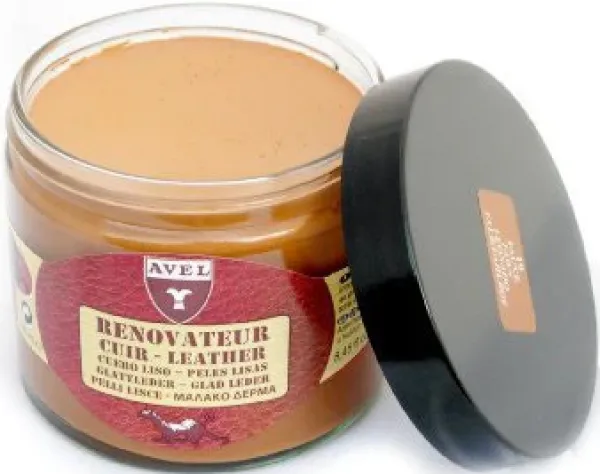 New Crema per Divani in Pelle e Interni Auto Rinnova e Lucida il Colore - Avel 275ml Colori Per Rinnovare Borse|Lucido Per Sedili In Pelle