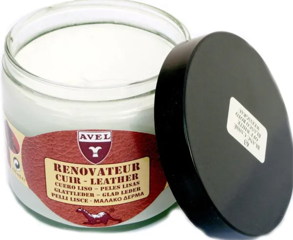New Crema per Divani in Pelle e Interni Auto Rinnova e Lucida il Colore - Avel 275ml Colori Per Rinnovare Borse|Lucido Per Sedili In Pelle