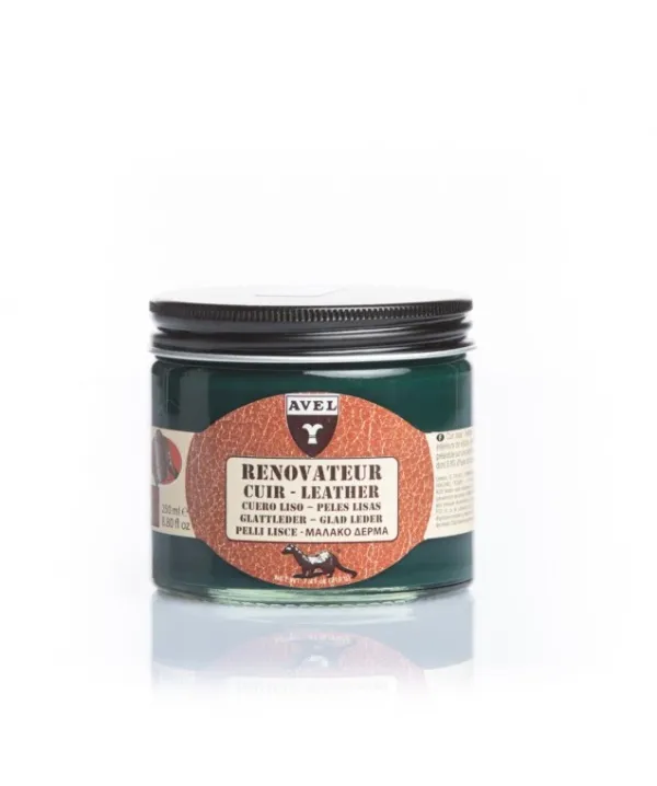 New Crema per Divani in Pelle e Interni Auto Rinnova e Lucida il Colore - Avel 275ml Colori Per Rinnovare Borse|Lucido Per Sedili In Pelle
