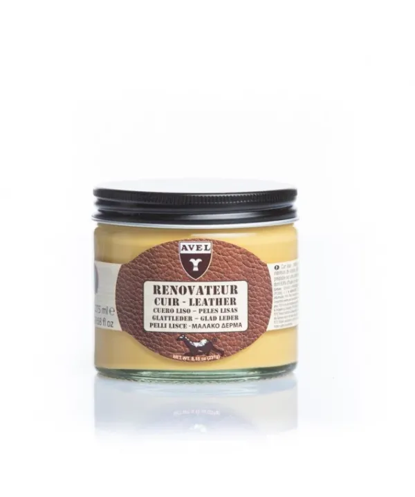 New Crema per Divani in Pelle e Interni Auto Rinnova e Lucida il Colore - Avel 275ml Colori Per Rinnovare Borse|Lucido Per Sedili In Pelle
