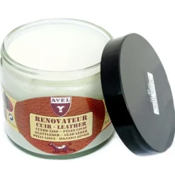 New Crema per Divani in Pelle e Interni Auto Rinnova e Lucida il Colore - Avel 275ml Colori Per Rinnovare Borse|Lucido Per Sedili In Pelle