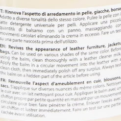 Discount Crema per Rinnovare il Colore dei Sedili Auto in Pelle - 250ml Colori Per Rinnovare Borse