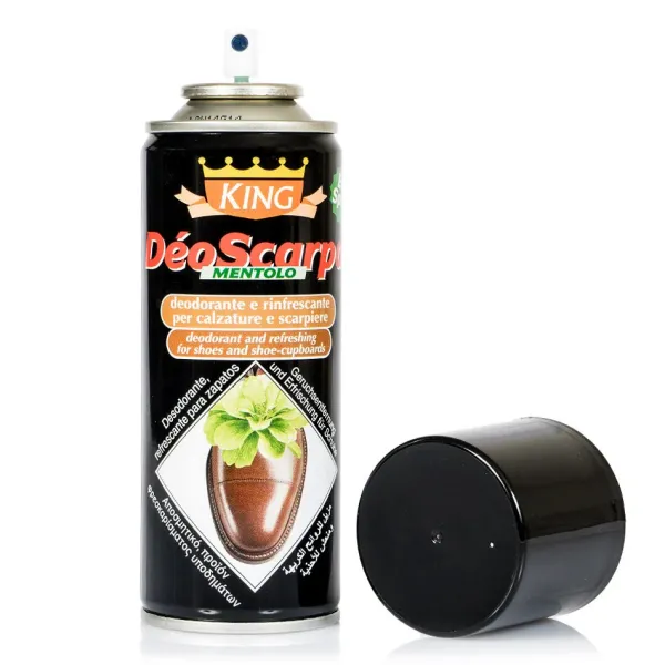 Outlet Deodorante per Scarpe Spray al Mentolo 200ml Deodoranti Per Scarpe