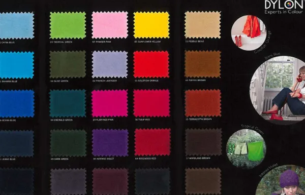 Best Dylon Tintura per Tessuti in Lavatrice a 40° Cotone Lino Viscosa tutti i colori Tinture Per Tessuti