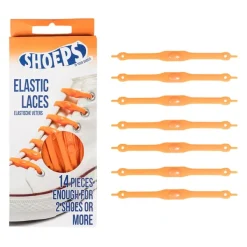 Outlet Lacci da Scarpe Elastici in Silicone Orange - Mai più Scarpe Slacciate Lacci Da Scarpe In Silicone