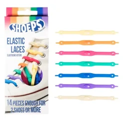 Fashion Lacci da Scarpe Elastici in Silicone Mix 2.0 - Mai più Scarpe Slacciate Lacci Da Scarpe In Silicone