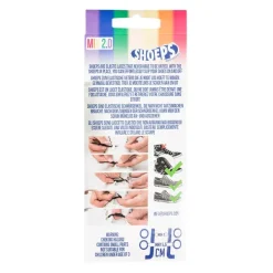 Fashion Lacci da Scarpe Elastici in Silicone Mix 2.0 - Mai più Scarpe Slacciate Lacci Da Scarpe In Silicone