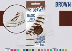 Hot Lacci da Scarpe Elastici in Silicone Marrone - Mai più Scarpe Slacciate Lacci Da Scarpe In Silicone