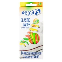 Best Lacci da Scarpe Elastici in Silicone Glow Dark Mix - Mai più Scarpe Slacciate Lacci Da Scarpe In Silicone