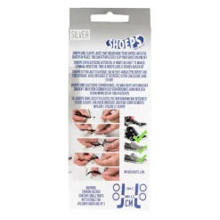 Discount Lacci da Scarpe Elastici in Silicone Silver - Mai più Scarpe Slacciate Lacci Da Scarpe In Silicone
