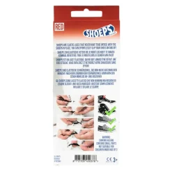 Fashion Lacci da Scarpe Elastici in Silicone Rossi - Mai più Scarpe Slacciate Lacci Da Scarpe In Silicone