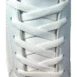 Online Lacci per Scarpe Bianchi Piatti 7mm - Stringhe in Cotone Lacci Da Scarpe Piatti
