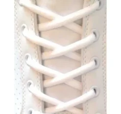 Discount Lacci per Scarpe Bianchi Ovali 7mm - Stringhe in Cotone per Scarpa Sportiva Lacci Da Scarpe Ovali 7mm