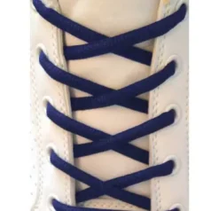 Hot Lacci per Scarpe Blu Ovali 7mm - Stringhe in Cotone per Scarpa Sportiva Lacci Da Scarpe Ovali 7mm