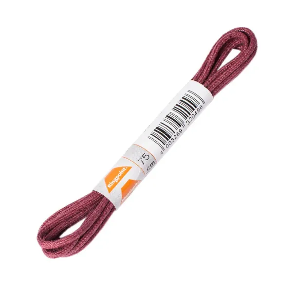 Discount Lacci per Scarpe Bordeaux Tondi Fini Cerati - Stringhe in Cotone 75cm Lacci Da Scarpe Tondi Fini Cerati