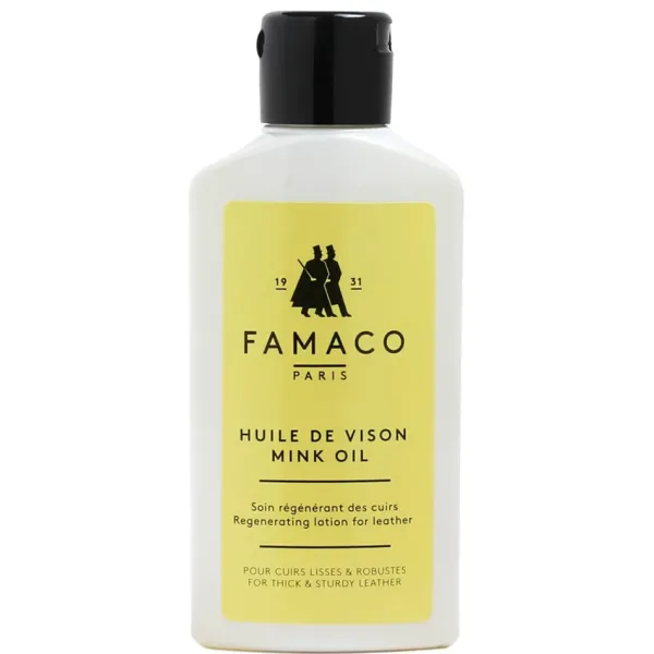 Hot Olio di Visone per la Cura delle Scarpe in Pelle Grassa - Paris Huile de vison Impearmibilizanti|Impermeabilizzanti