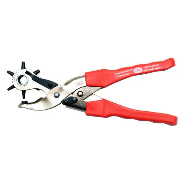 Online Pinza a 6 Fustelle per Fori a Basso Sforzo su Cuoio e Cinture - Made in Germany Fustelle Per Fori