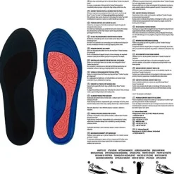 Outlet Plantare in Gel per Sneakers Ammortizza e Riduce Dolori alla Pianta del Piede Plantari