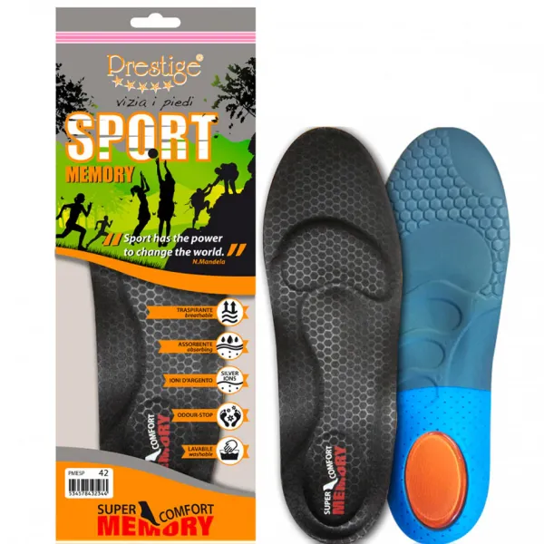 Sale Plantare in Memory per lo Sport - Solette Ammortizzanti per Scarpe Sportive Plantari