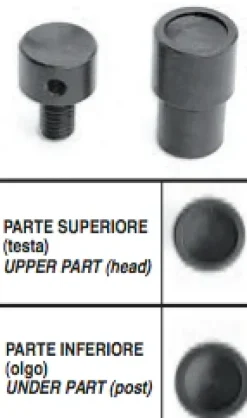 Fashion Punzone da Torchio o Pinza per montare Rivetti Ribattini doppia testa 7-8mm misura 033 Punzoni Per Rivetti E Ribattini