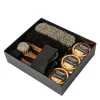 Outlet Set Completo per Pulizia Scarpe in Pelle Confezione Regalo - Box Lucidi e Spazzole Set Pulizia Scarpa