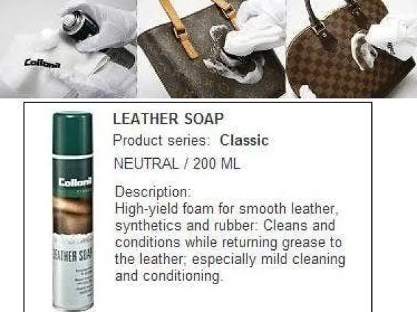 Clearance Smacchiatore per Pulizia Divani e Sedute in Pelle - Leather Soap Smacchiatori Per Borse|Pulizia Sedili Auto In Pelle