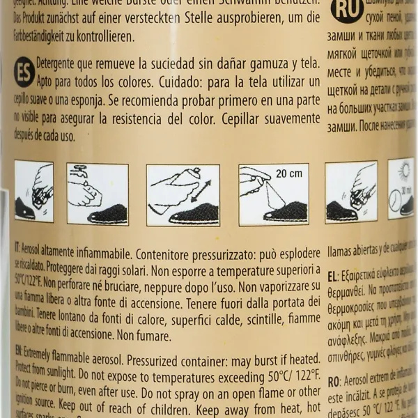 Hot Smacchiatore Spray per Pulire Scarpe e Borse in Camoscio e tesuto - Smacchiatori Per Borse|Pulizia Scarpe In Tessuto