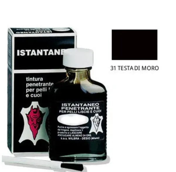 Sale Tintura Marrone Scuro per Pelle e Cuoio - Scarpe Borse e Accessori 50ml Tintura Per Pelle Liscia|Tintura Per Pelle Liscia