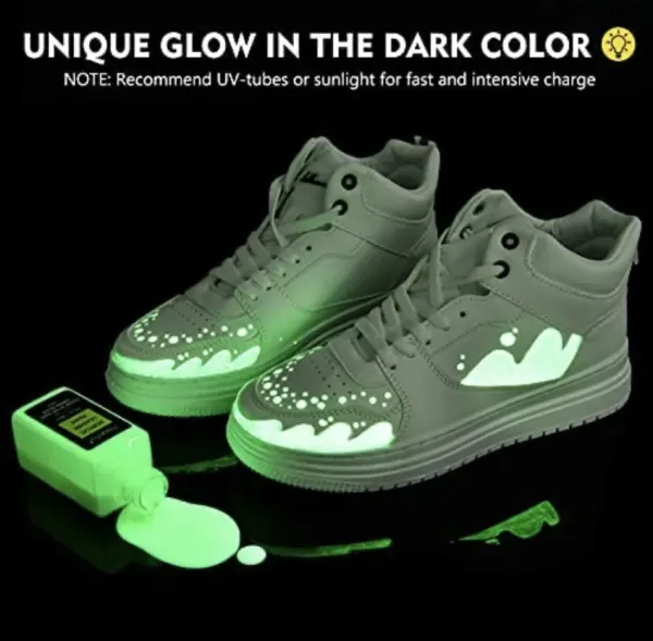 Outlet Tintura per Scarpe e Sneakers in Pelle e Tessuto - Acrylic Green Glow In The Dark Tintura Per Pelle Liscia|Tintura Per Pelle Liscia