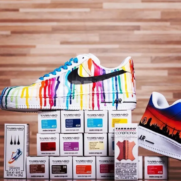 Clearance Tintura per Tingere Colorare e Dipingere le Scarpe in Pelle - Tarrago Sneakers Paint Tintura Per Pelle Liscia|Tintura Per Pelle Liscia