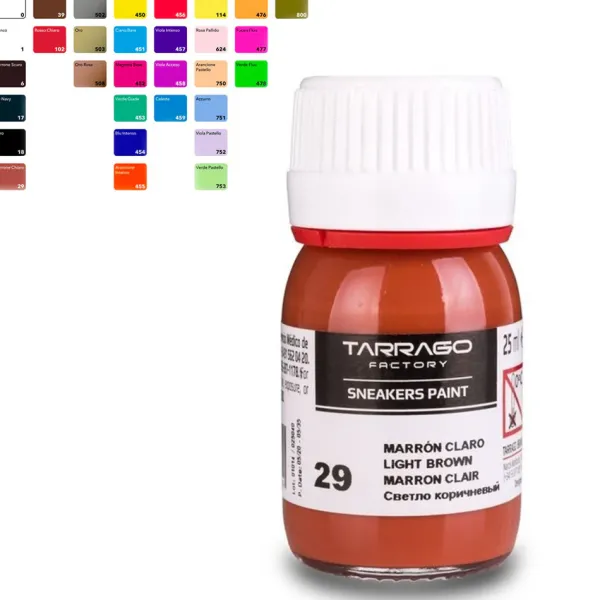Clearance Tintura per Tingere Colorare e Dipingere le Scarpe in Pelle - Tarrago Sneakers Paint Tintura Per Pelle Liscia|Tintura Per Pelle Liscia