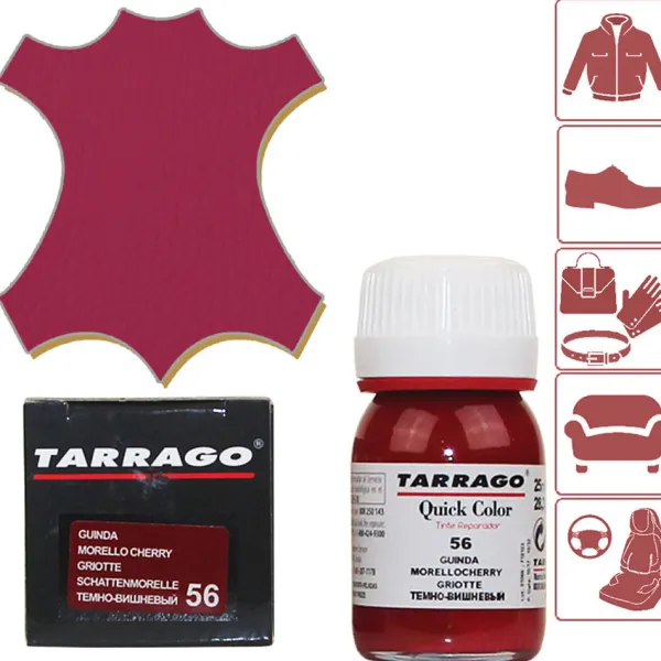 Hot Tintura Rinnova Colore per Interni Auto e Volante in Pelle Liscia - Quick Color Colori Per Rinnovare Borse|Tintura Per Pelle Liscia