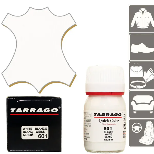 Hot Tintura Rinnova Colore per Interni Auto e Volante in Pelle Liscia - Quick Color Colori Per Rinnovare Borse|Tintura Per Pelle Liscia