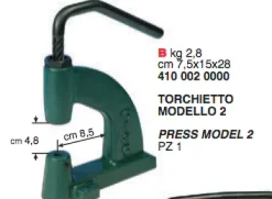 Sale Torchietto in Ferro n.2 Torchio per Bottoni Automatici Occhielli Ribattini Torchietto Bottoni A Pressione